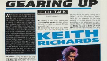 keith richards hit parader 1994