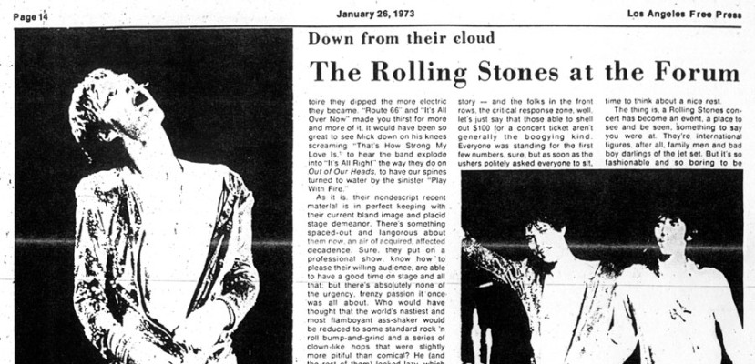 rolling stones LA Free Press 1973 b