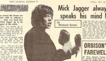 rolling stones jagger press nme 1964