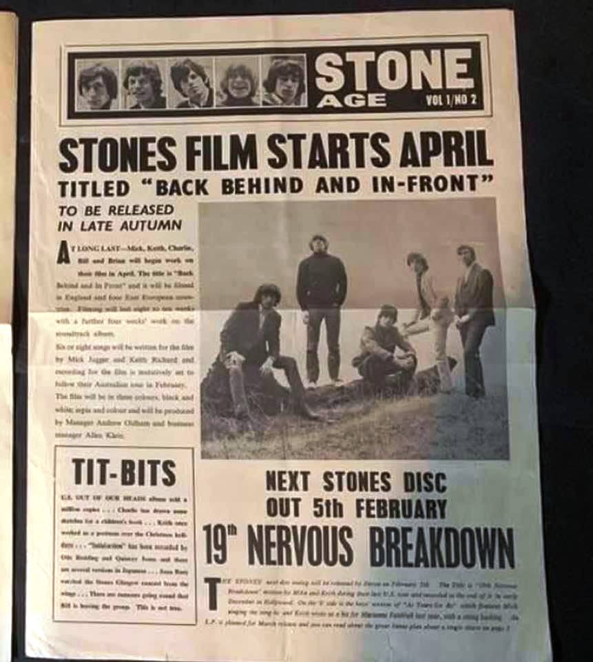 rolling stones back behind and in front movie 1966 1